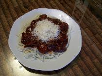recept Špagety s klobásou